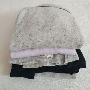 Lot 5x Cashmere Flawed Sweaters Fabric Crafters Project Upcycle RecycleDIY 2.5lb